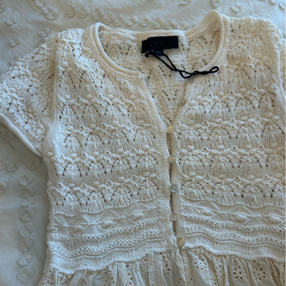 Zara Cream Knit Sweater